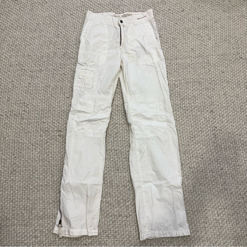 GUESS Vintage Y2K White Cargo Pants